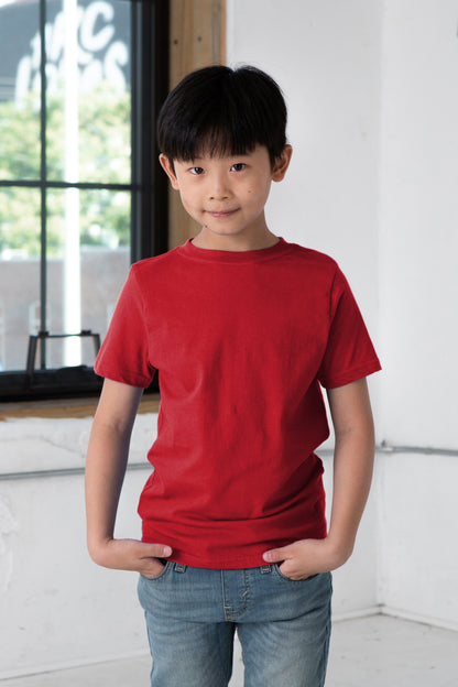 Youth Premium Cotton Short Sleeve T shirt