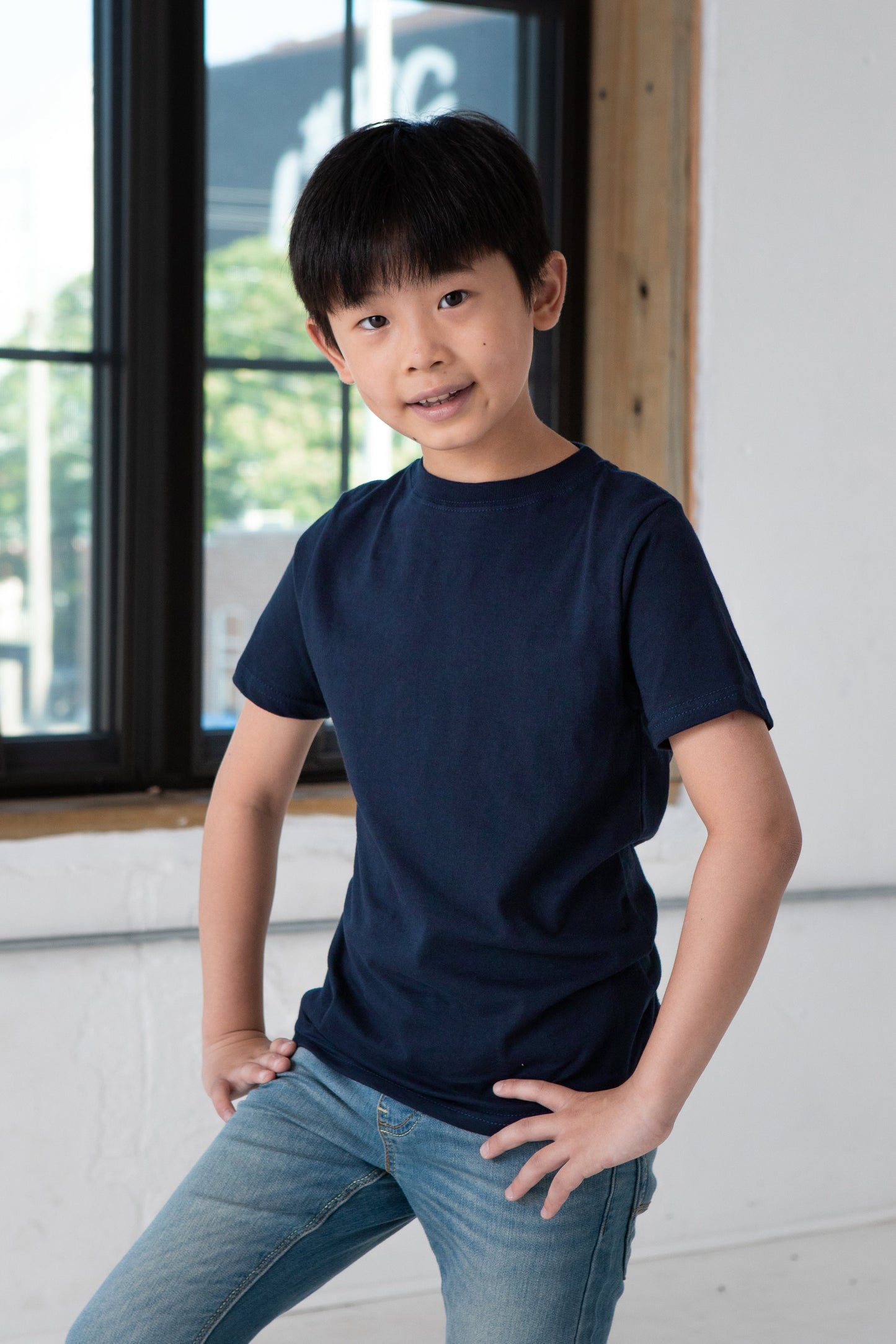 Youth Premium Cotton Short Sleeve T shirt