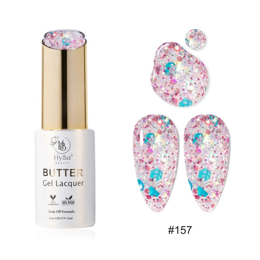 BUTTER Gel Polish - SERIES Collection 16 (Colors #151-#160) - Free Top & Base