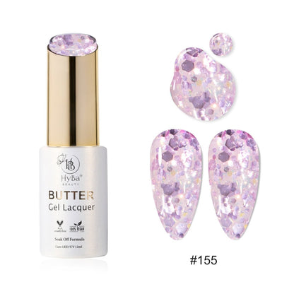 BUTTER Gel Polish - SERIES Collection 16 (Colors #151-#160) - Free Top & Base