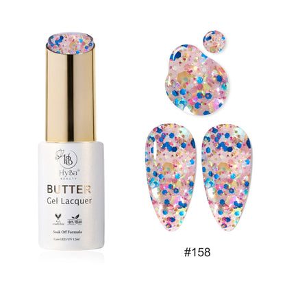 BUTTER Gel Polish - SERIES Collection 16 (Colors #151-#160) - Free Top & Base