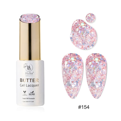 BUTTER Gel Polish - SERIES Collection 16 (Colors #151-#160) - Free Top & Base
