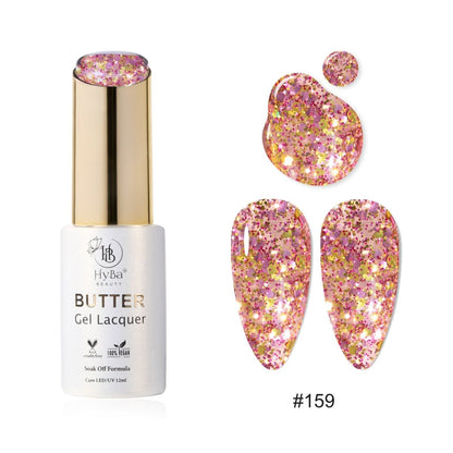 BUTTER Gel Polish - SERIES Collection 16 (Colors #151-#160) - Free Top & Base