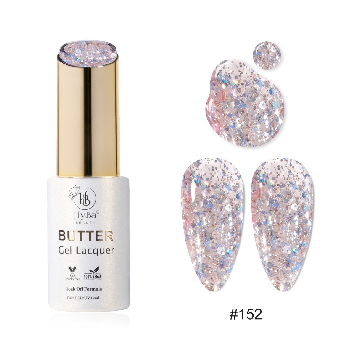 BUTTER Gel Polish - SERIES Collection 16 (Colors #151-#160) - Free Top & Base