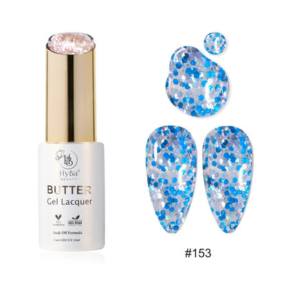 BUTTER Gel Polish - SERIES Collection 16 (Colors #151-#160) - Free Top & Base