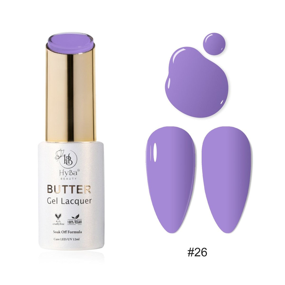 BUTTER Gel Polish SERIES Collection 3 (Colors #021-#030) - Free Top & Base